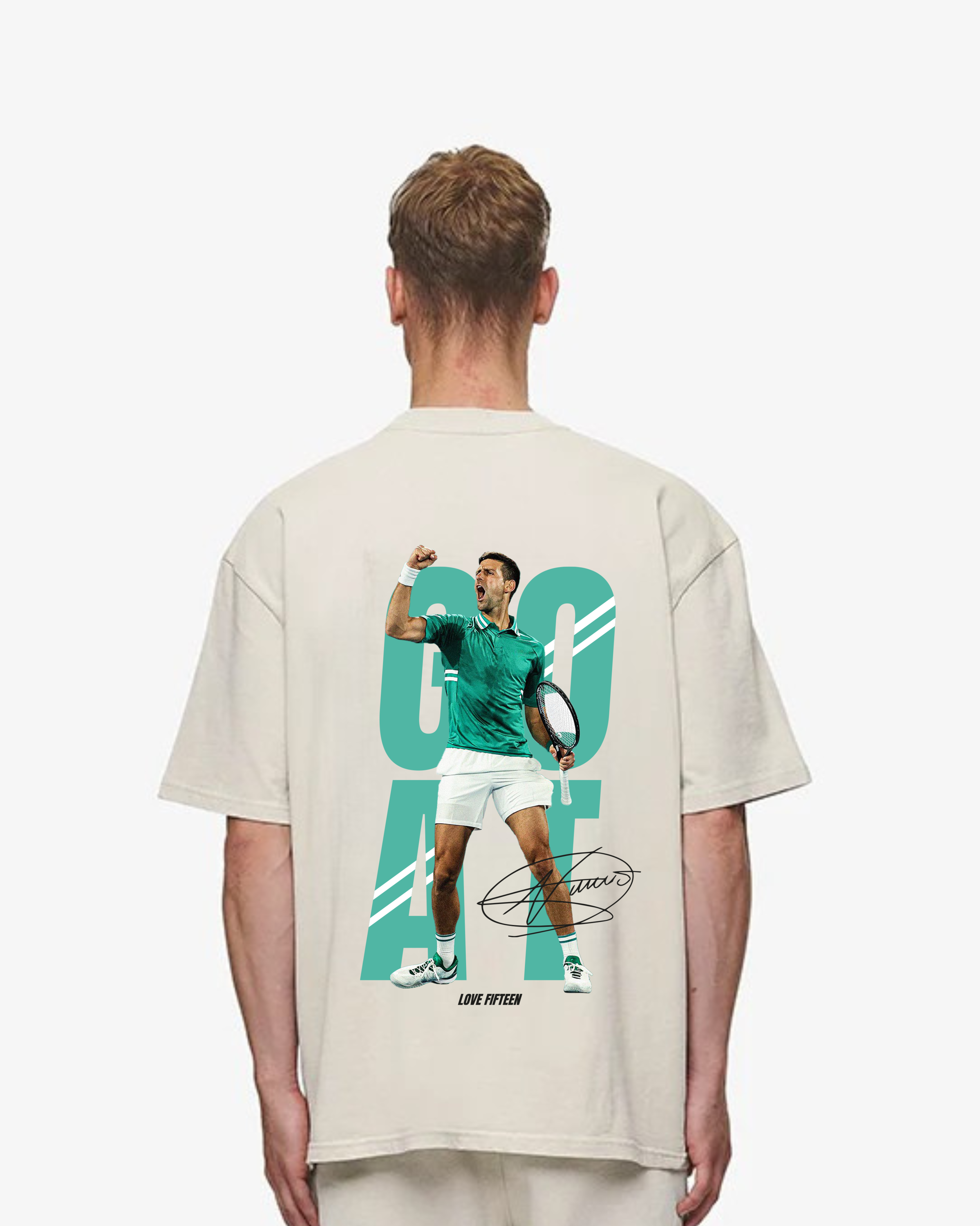 Novak Djokovic GOAT Merch Oversized Shirt