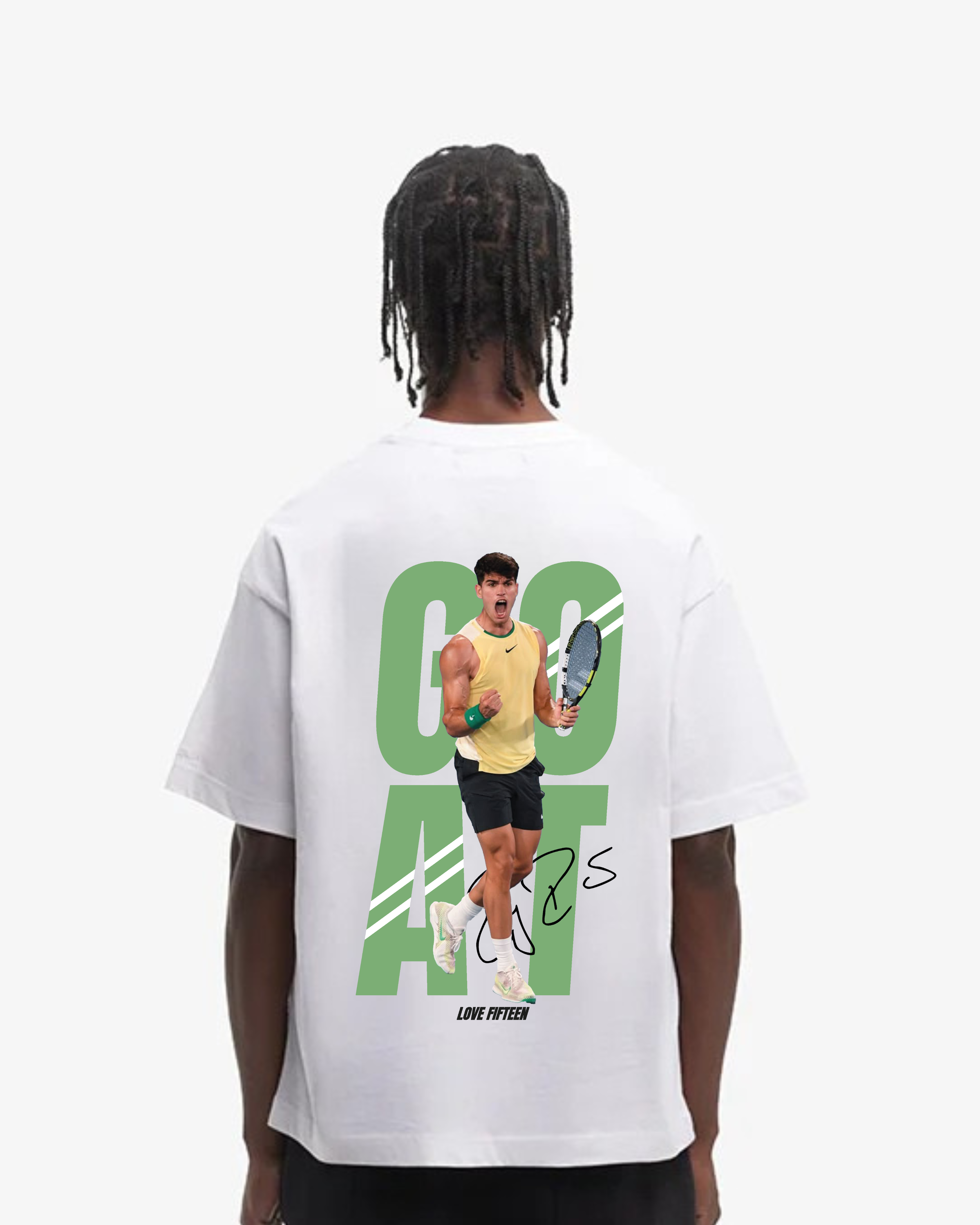 Carlos Alcaraz GOAT Merch Oversized Shirt