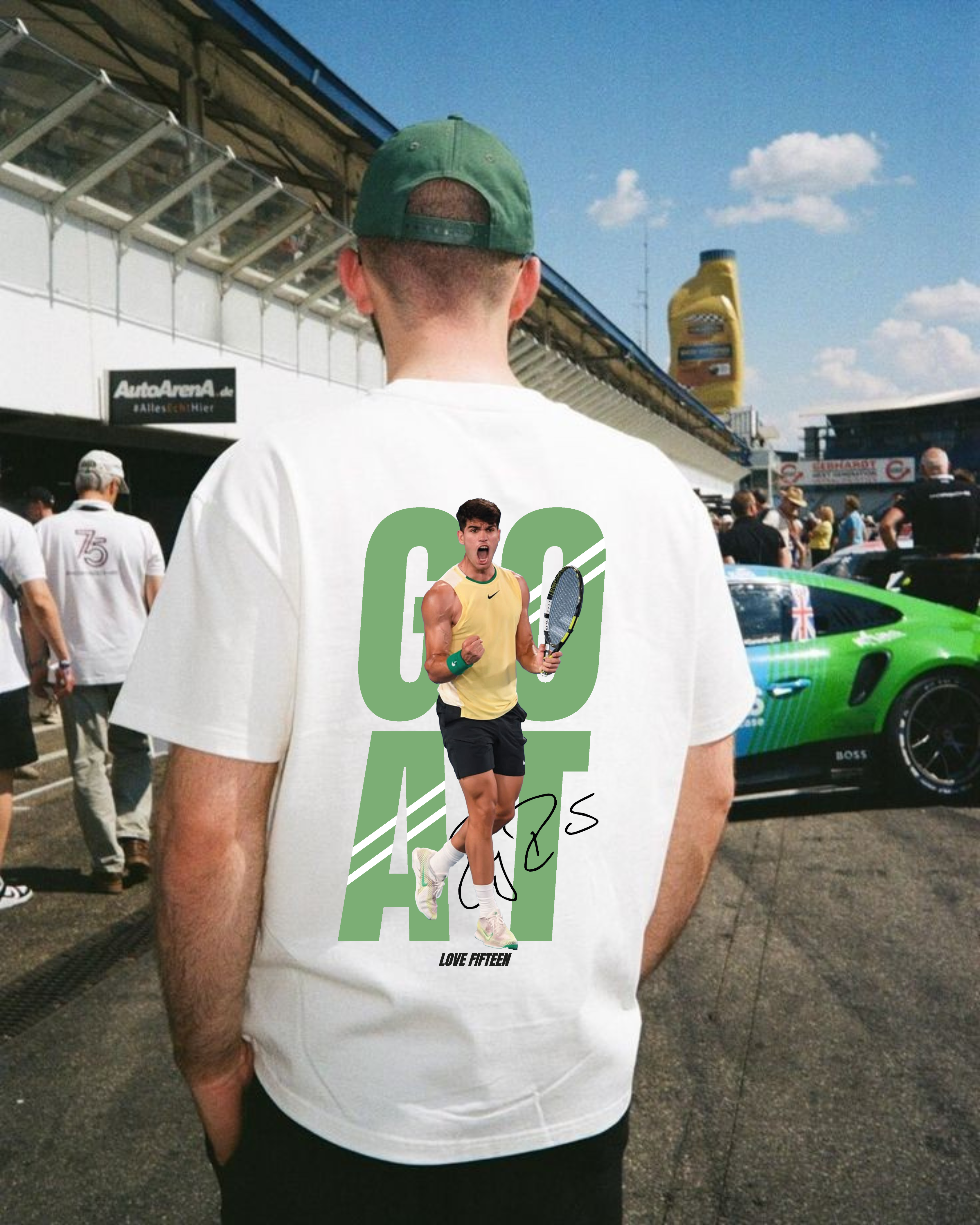 Carlos Alcaraz GOAT Merch Oversized Shirt