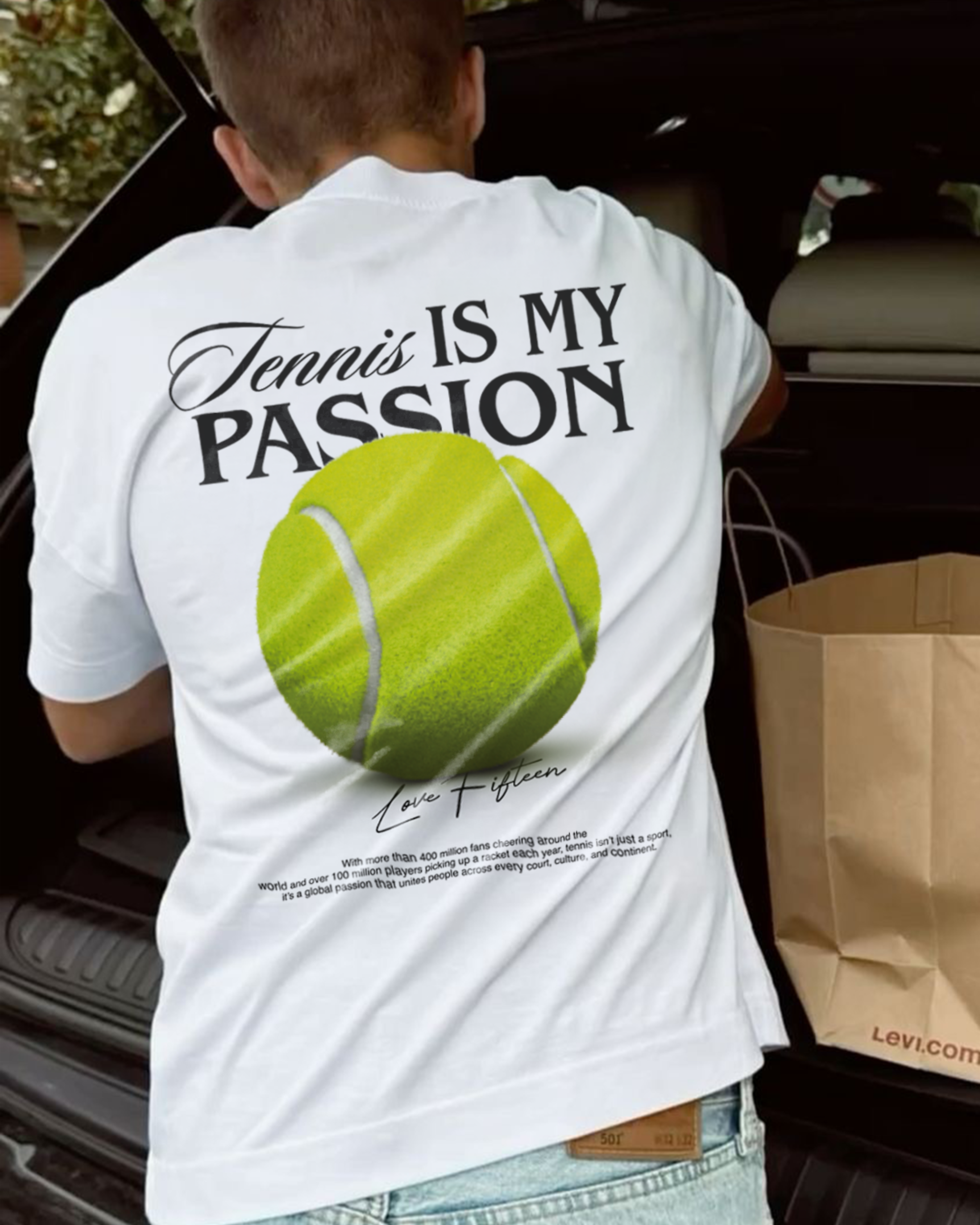 Tennis is My Passion Merch Oversized Shirt