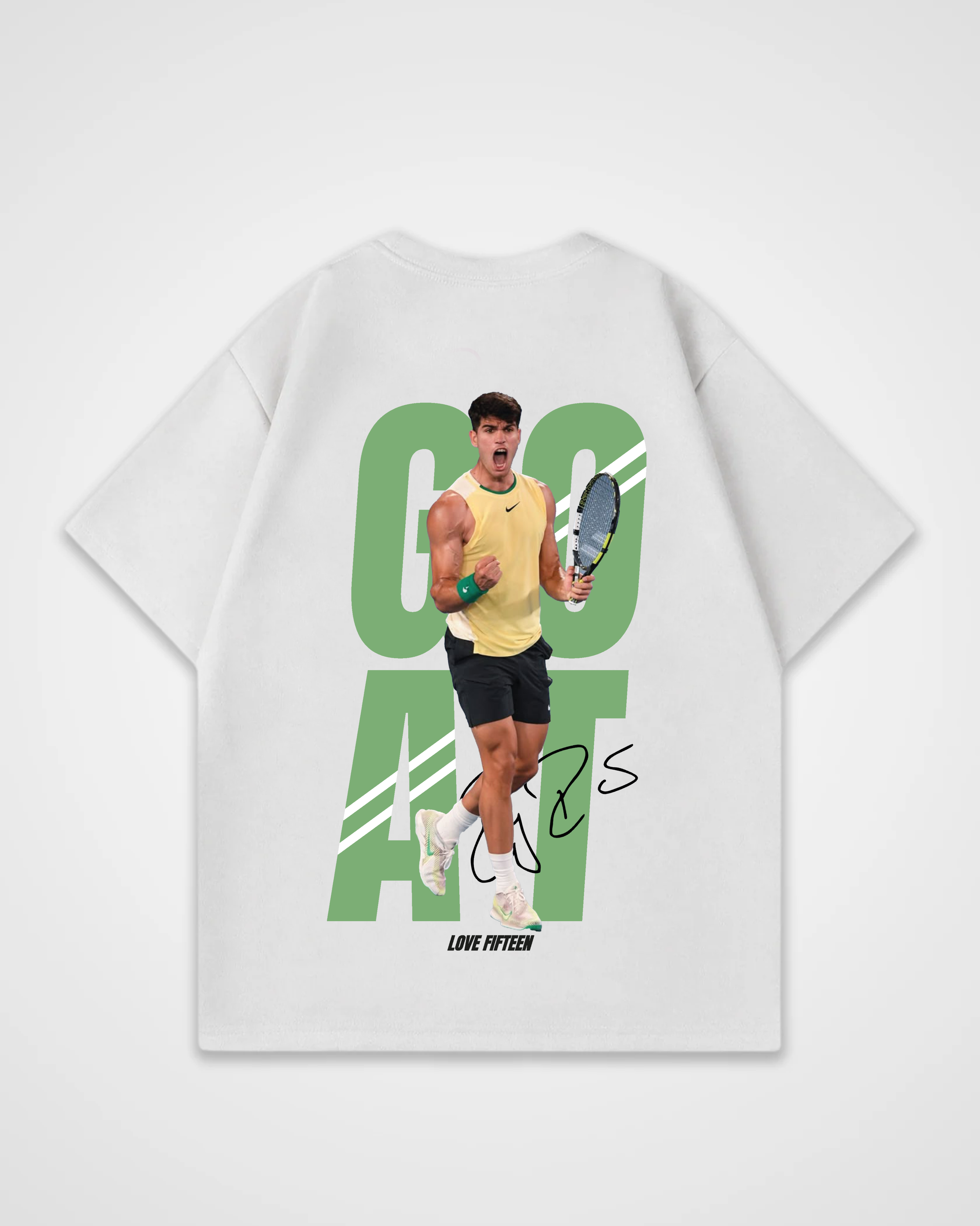 Carlos Alcaraz GOAT Merch Oversized Shirt