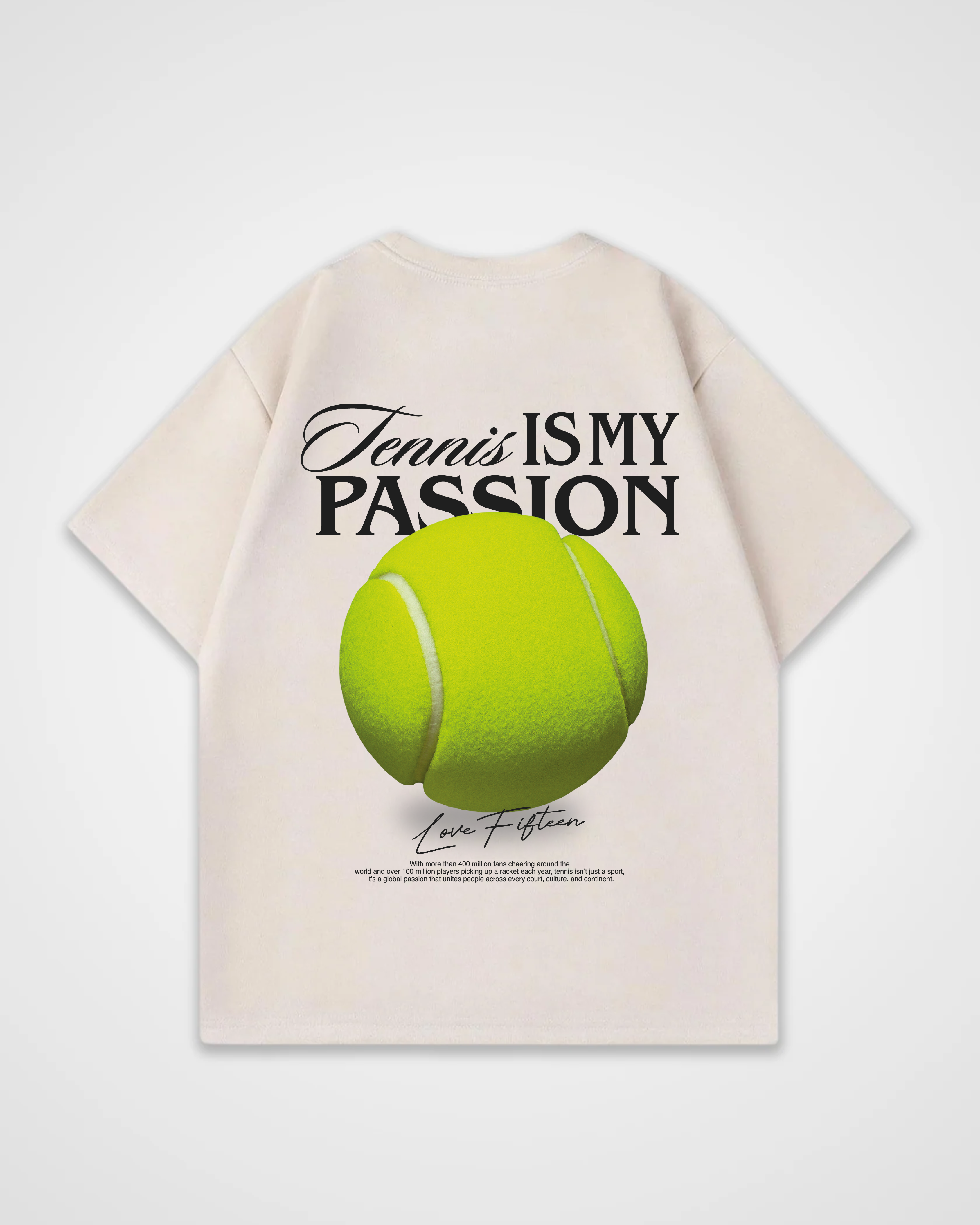 Tennis is My Passion Merch Oversized Shirt