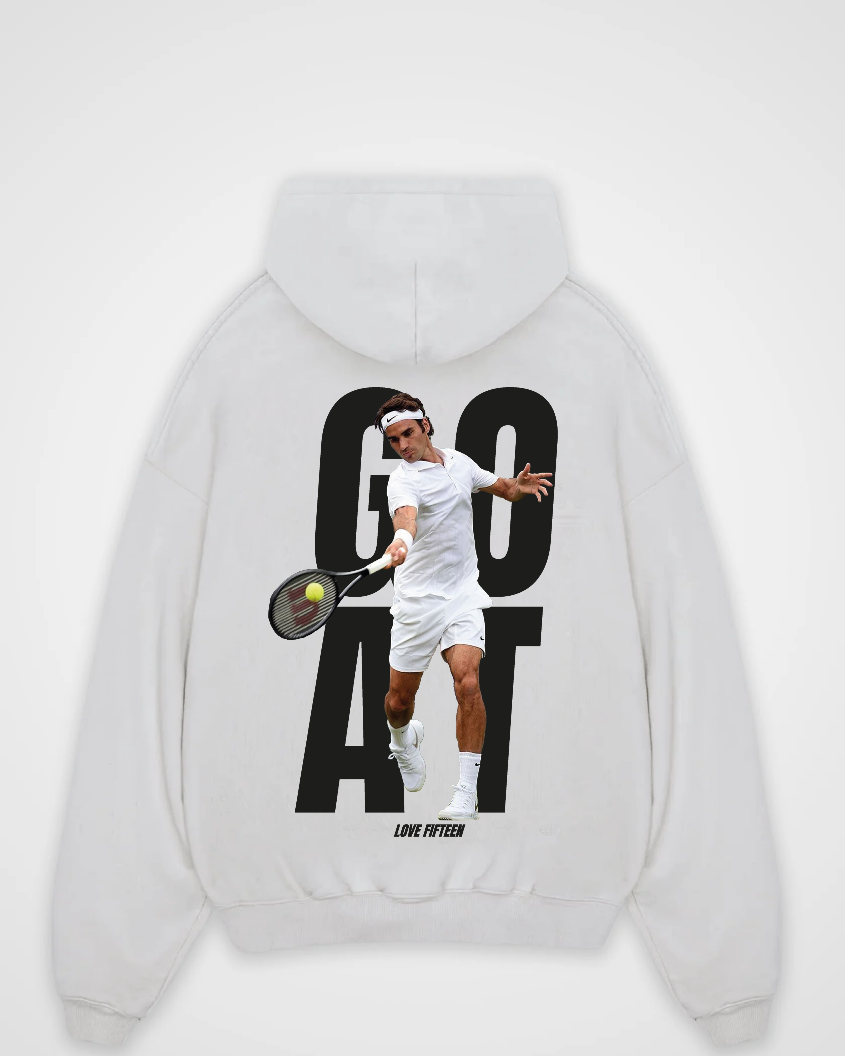 Roger Federer Goat Merch Oversized Hoodie