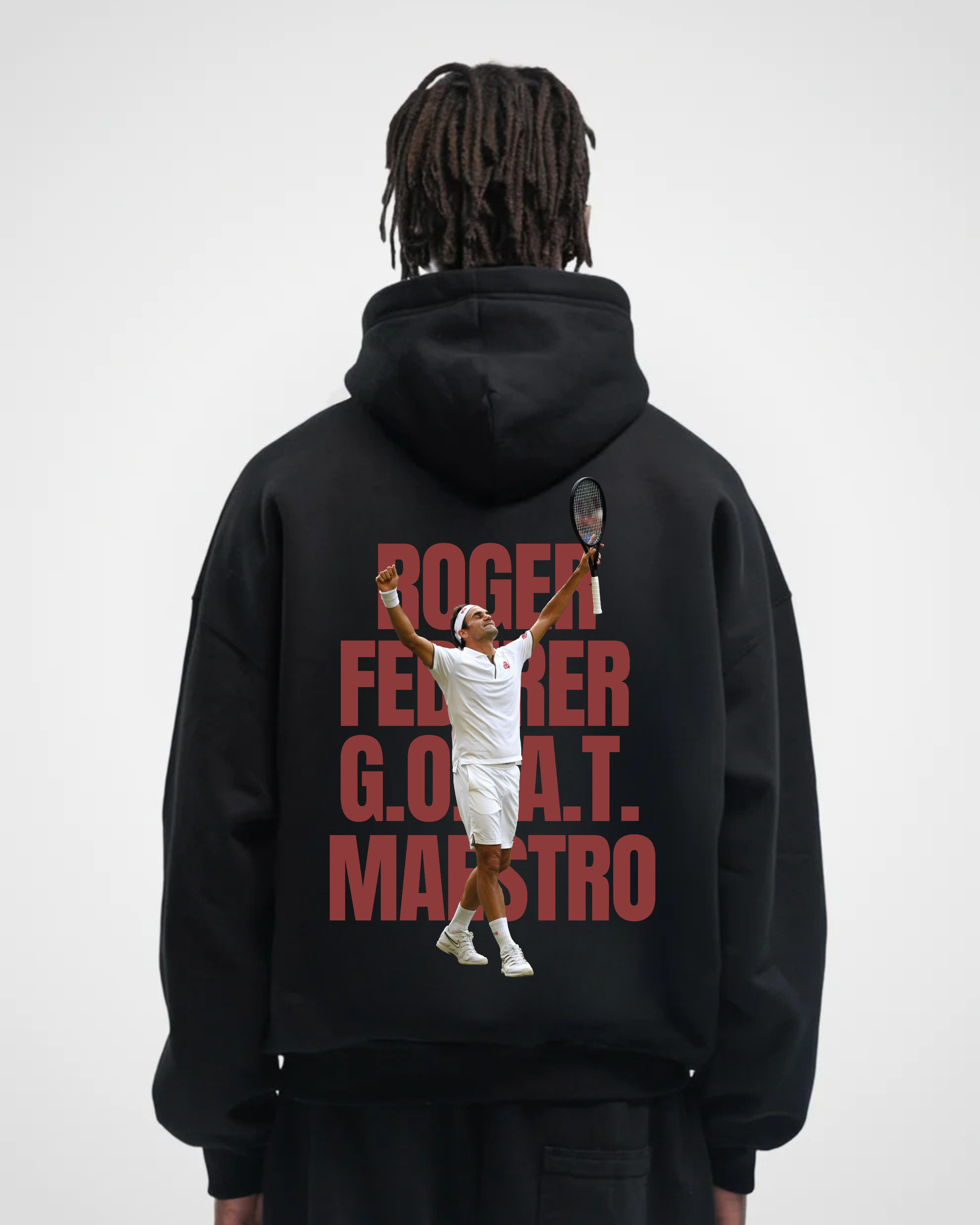 Roger Federer MaestroGoat Oversized Hoodie