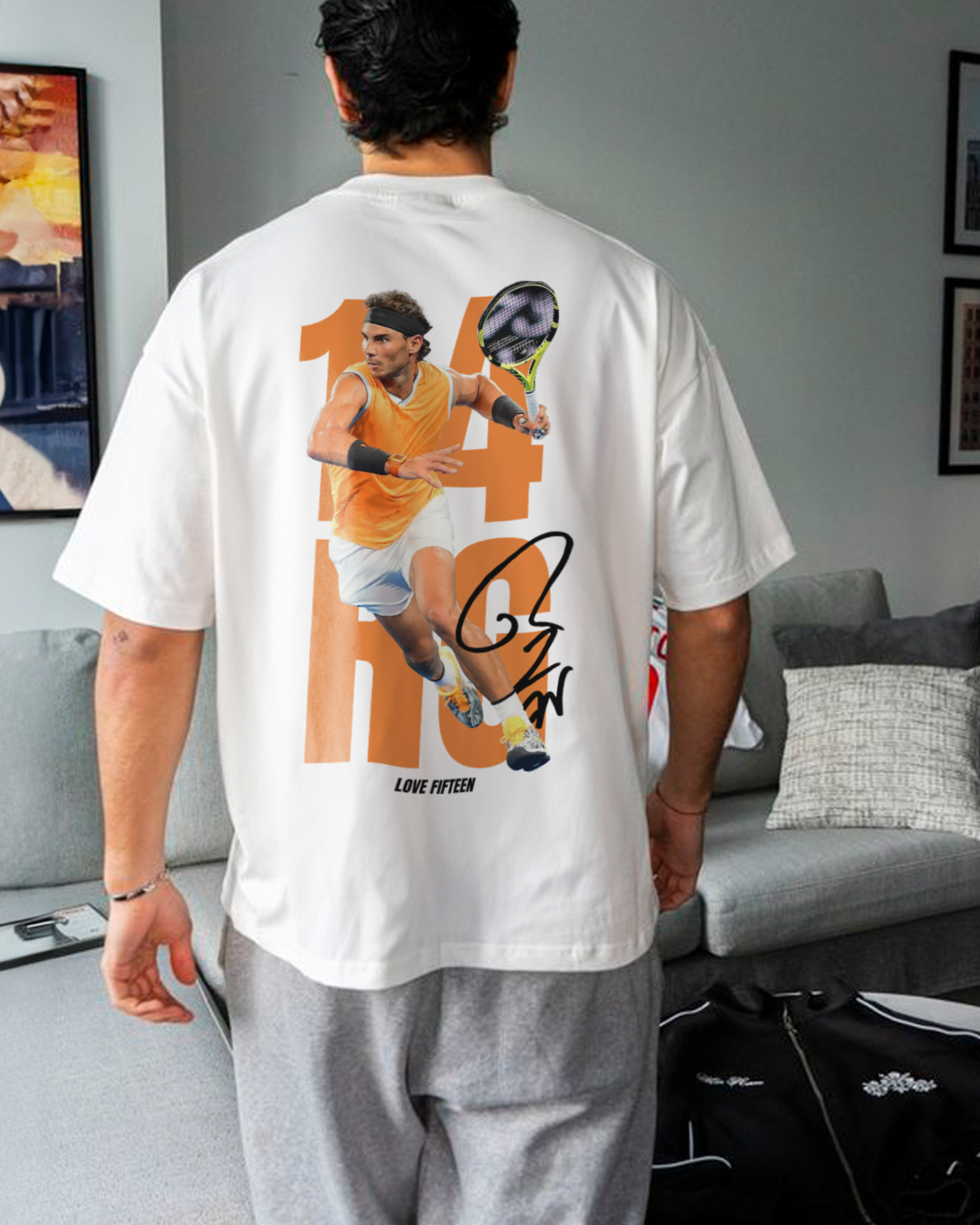 Rafael Nadal 14RG Merch Oversized Shirt