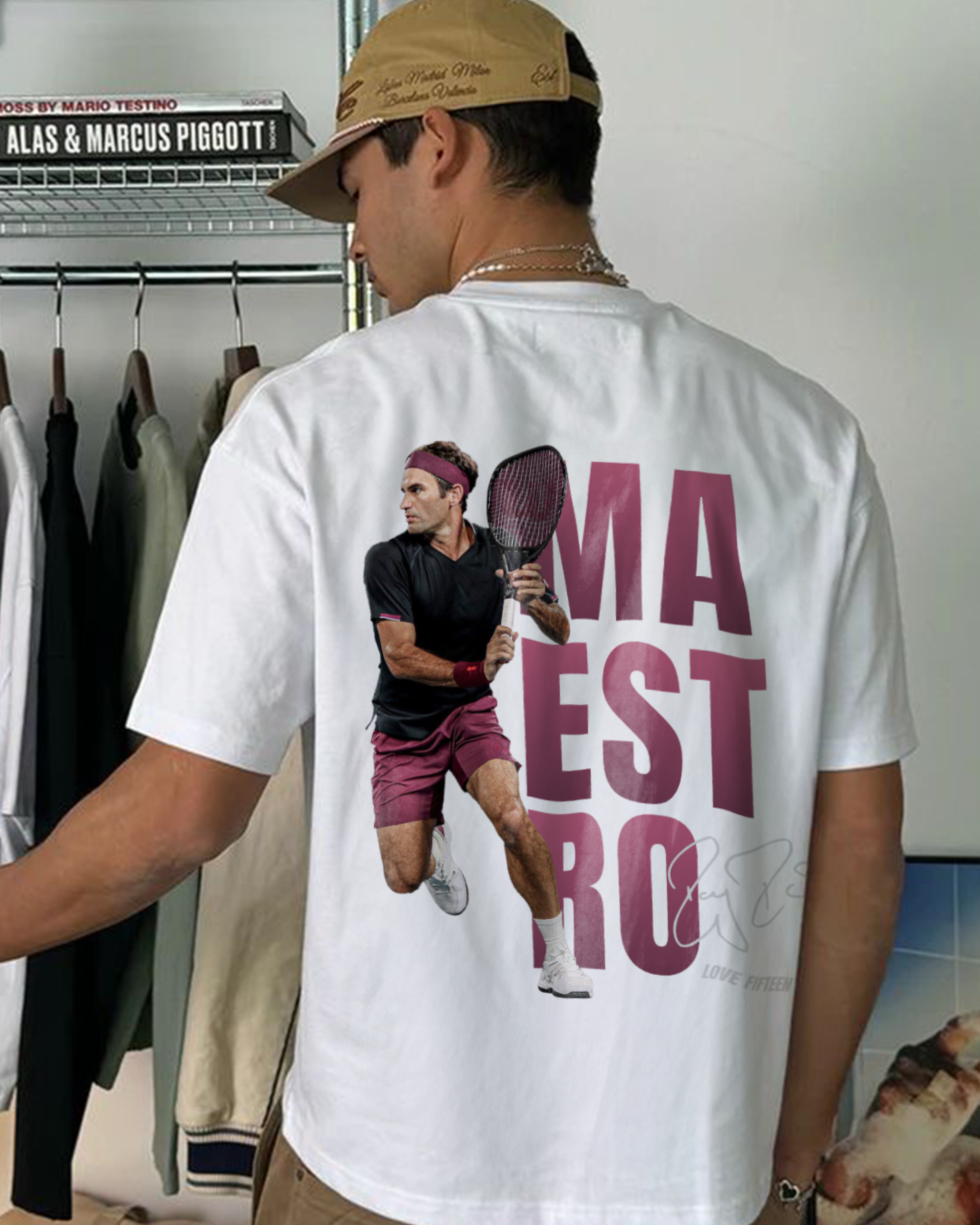 Roger Federer MAESTRO Merch Oversized Shirt