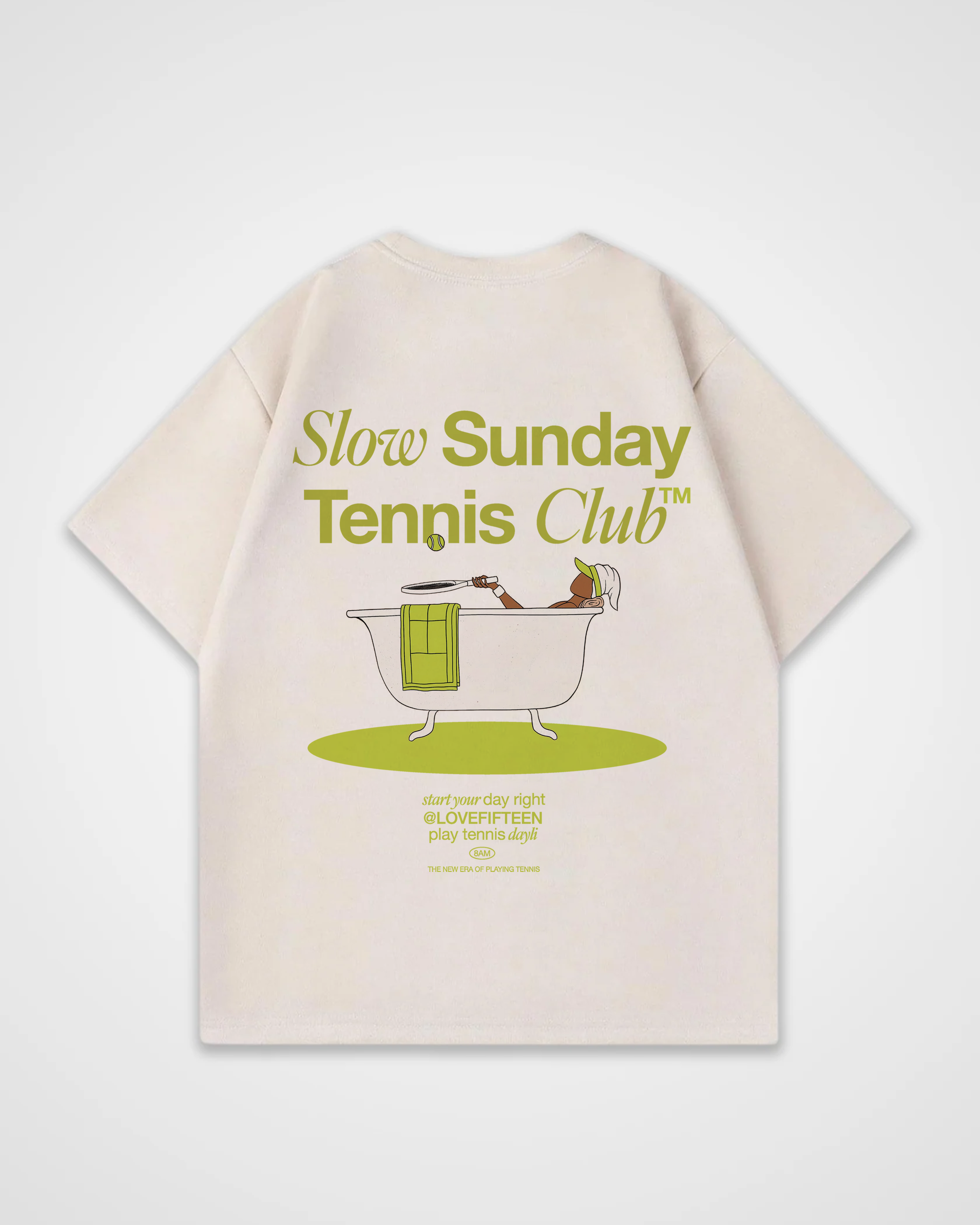 Slow Sunday Tennis Club Oversized Shirt
