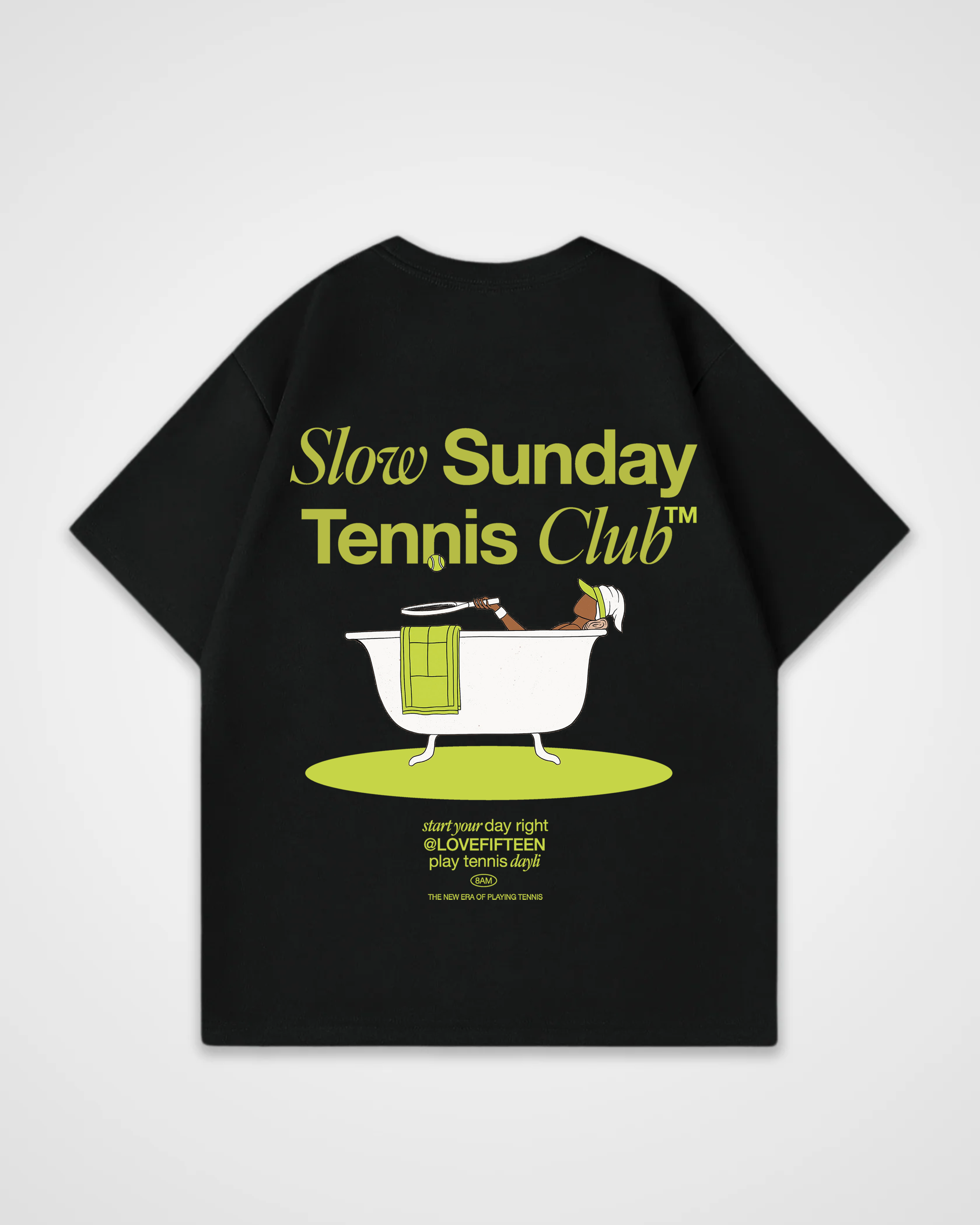 Slow Sunday Tennis Club Oversized Shirt