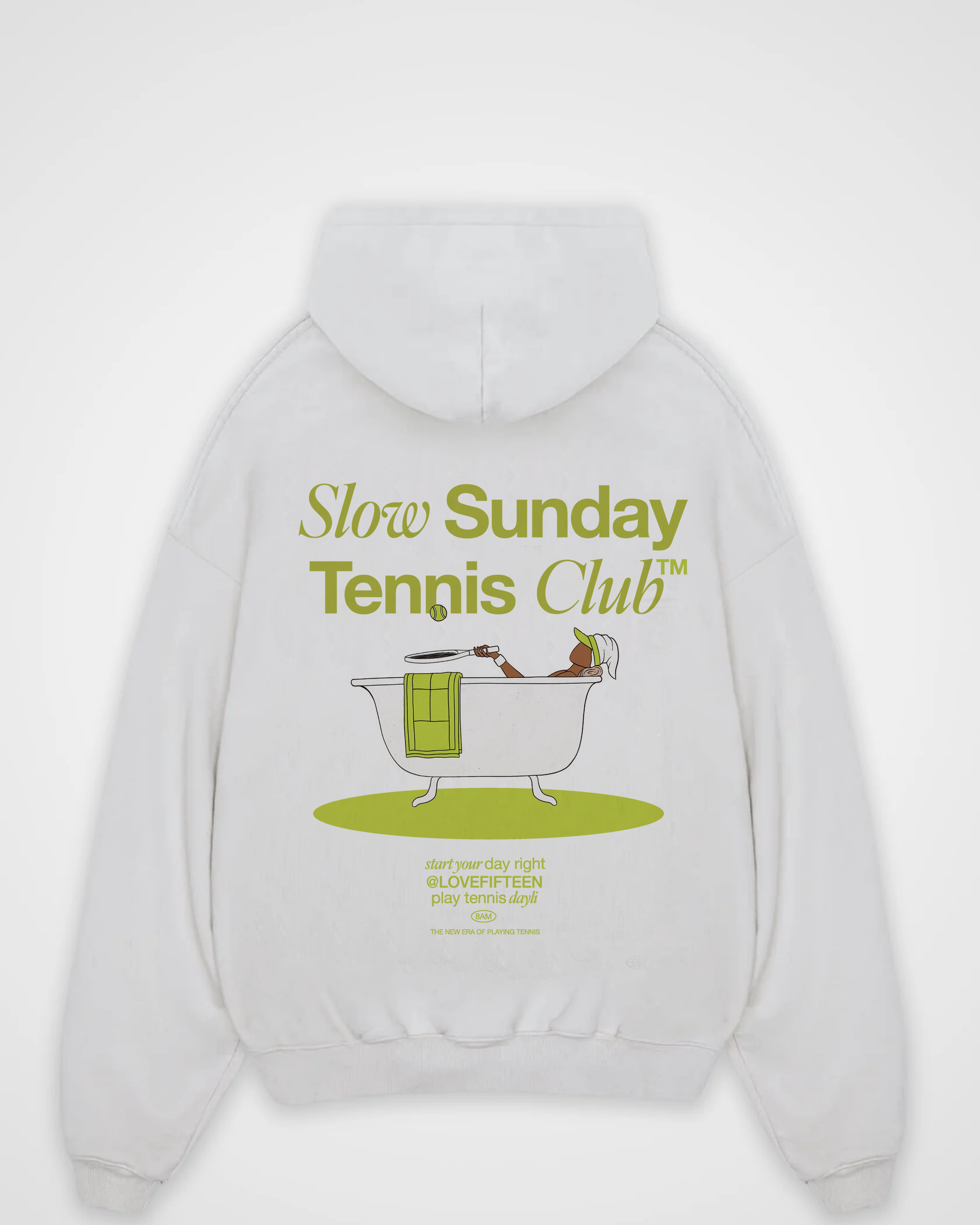 Slow Sunday Tennis Club Oversized Hoodie