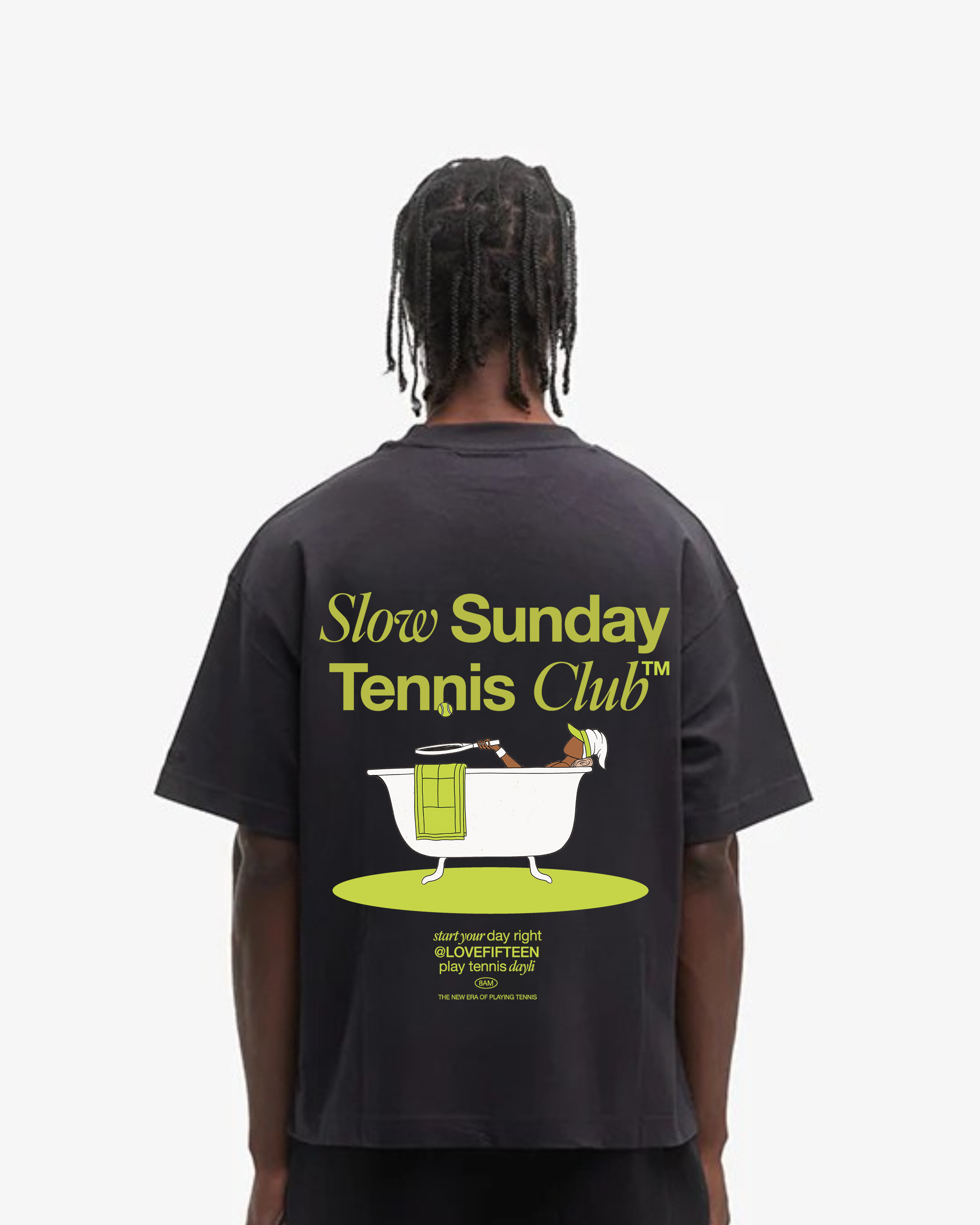 Slow Sunday Tennis Club Oversized Shirt