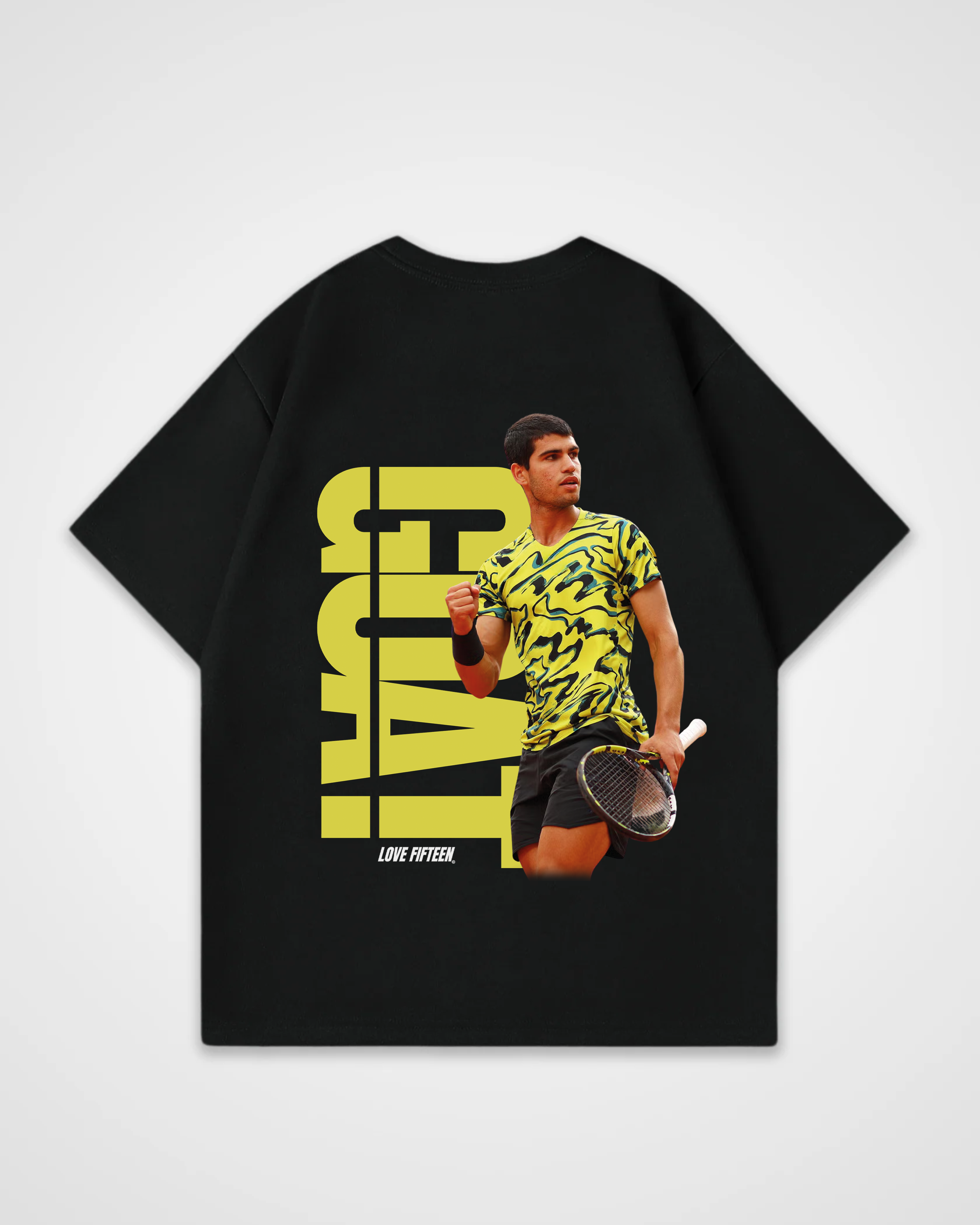 Carlos Alcaraz Goat yellow Oversized Shirt