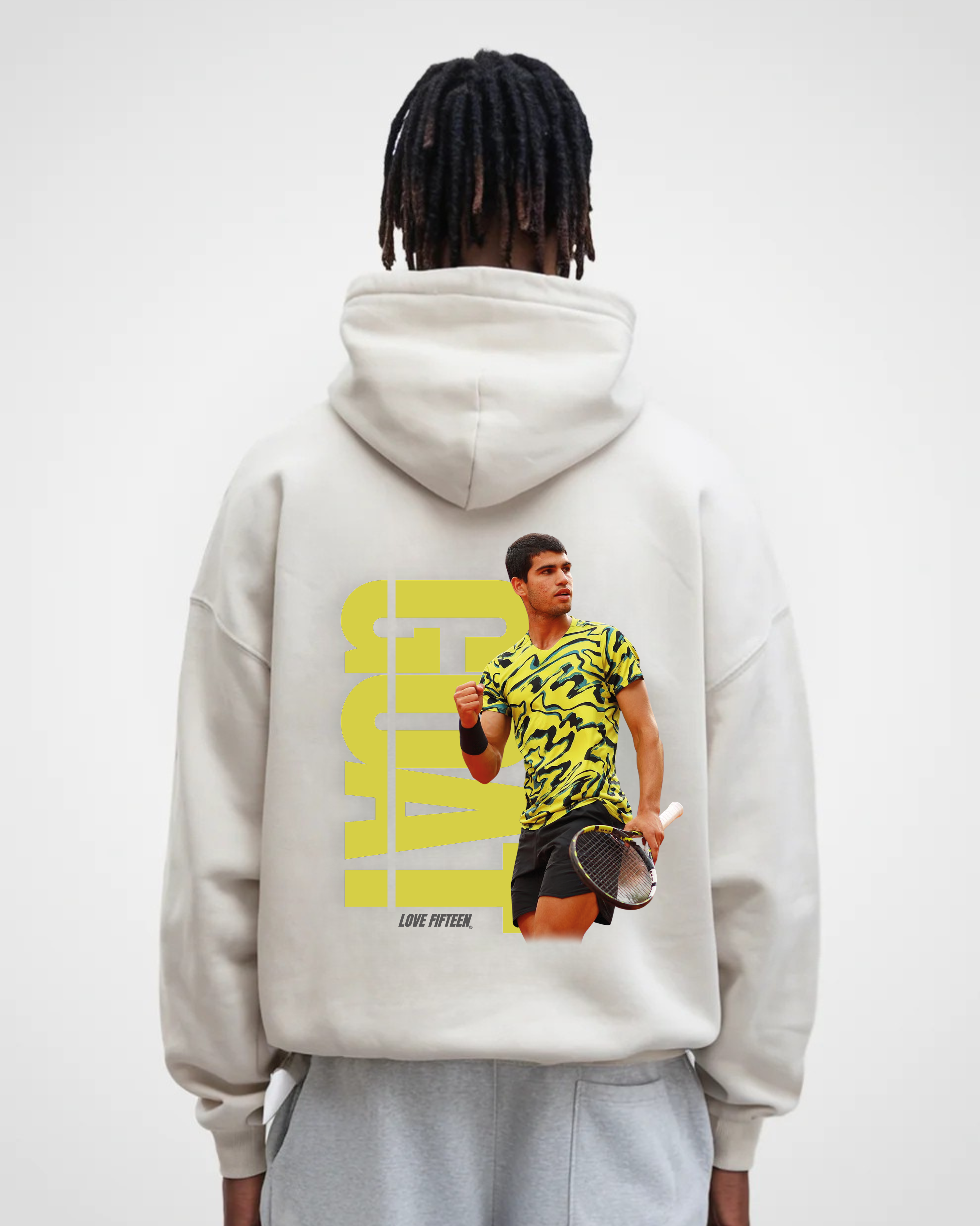 Carlos Alcaraz Goat yellow  Oversized Hoodie