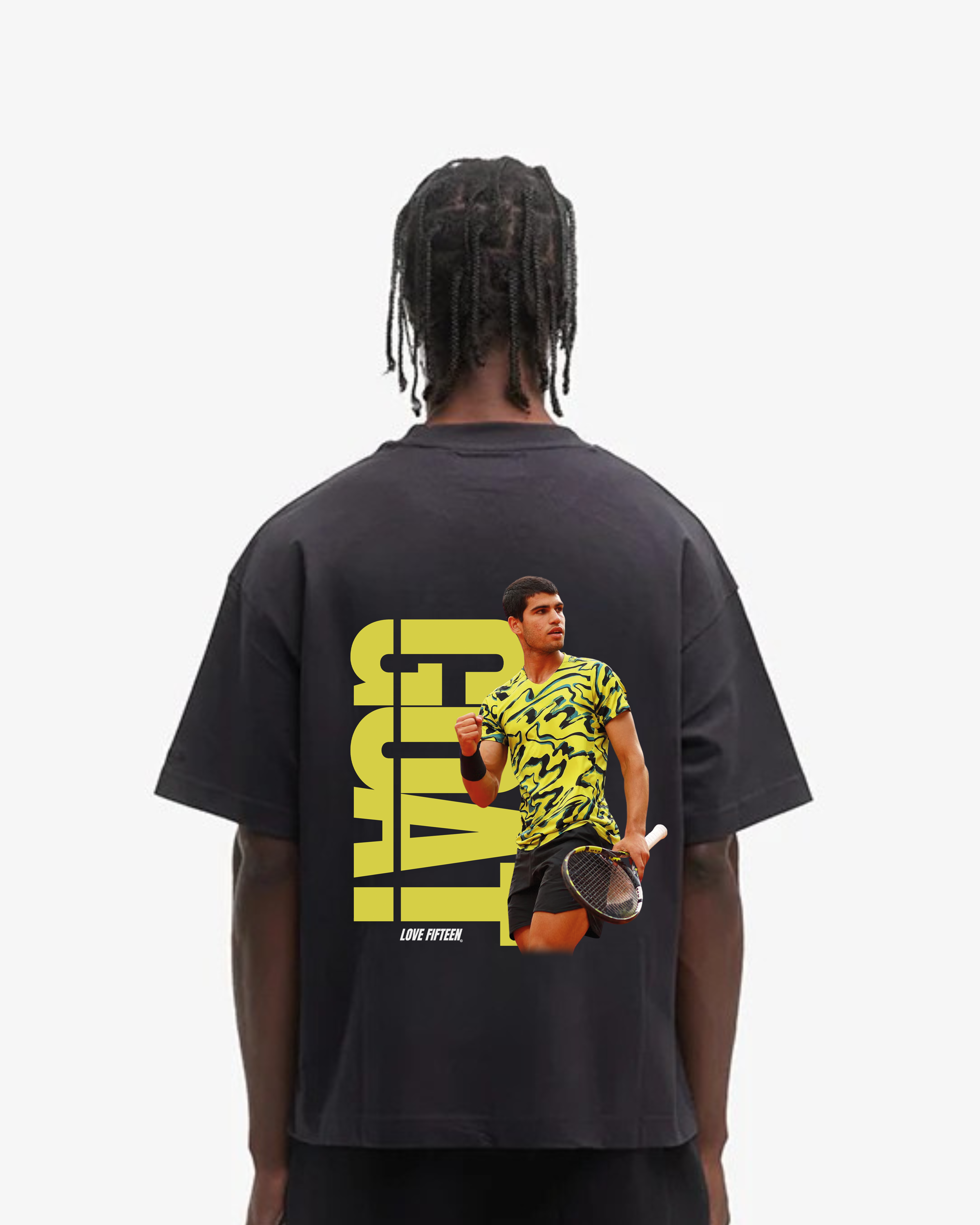 Carlos Alcaraz Goat yellow Oversized Shirt