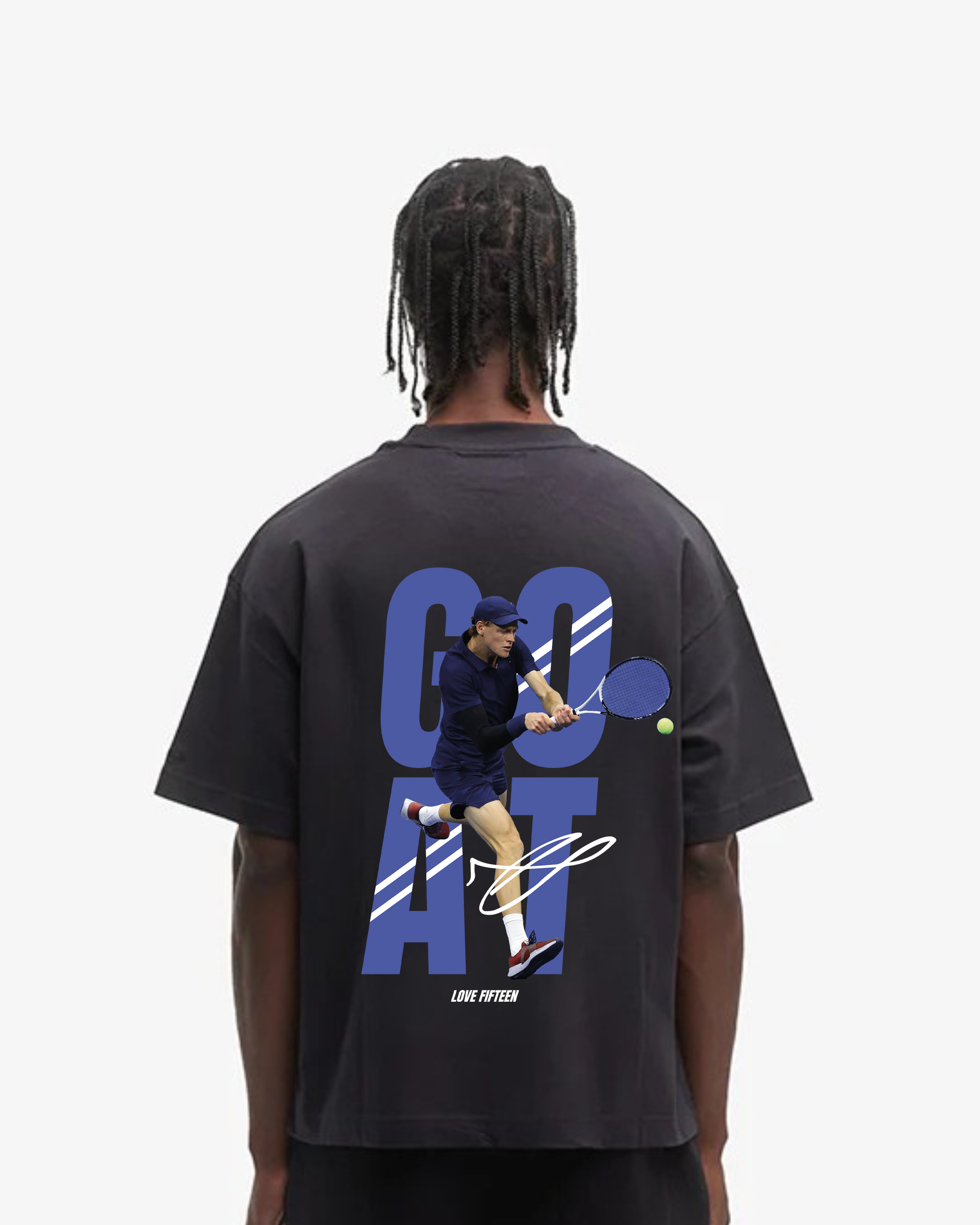 Jannik Sinner Goat Merch Oversized Shirt